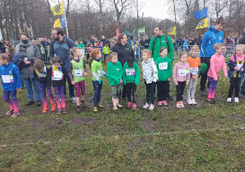 Succesvolle veldloop in écht crossweer