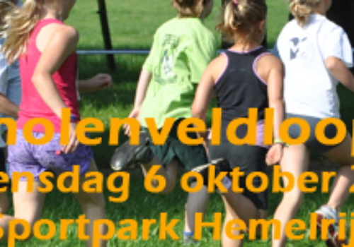 Ondanks het slechtere weer gaat de scholenveldloop door!