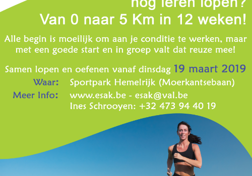 Leer nog voor de zomer 5 Km lopen