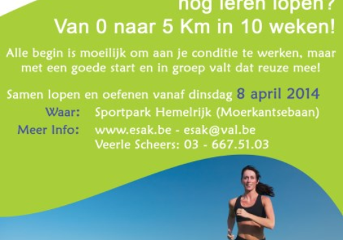 Start nieuwe sessie start to Run.