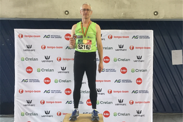 2 gouden en 1 zilveren medaille op BK indoor voor masters.